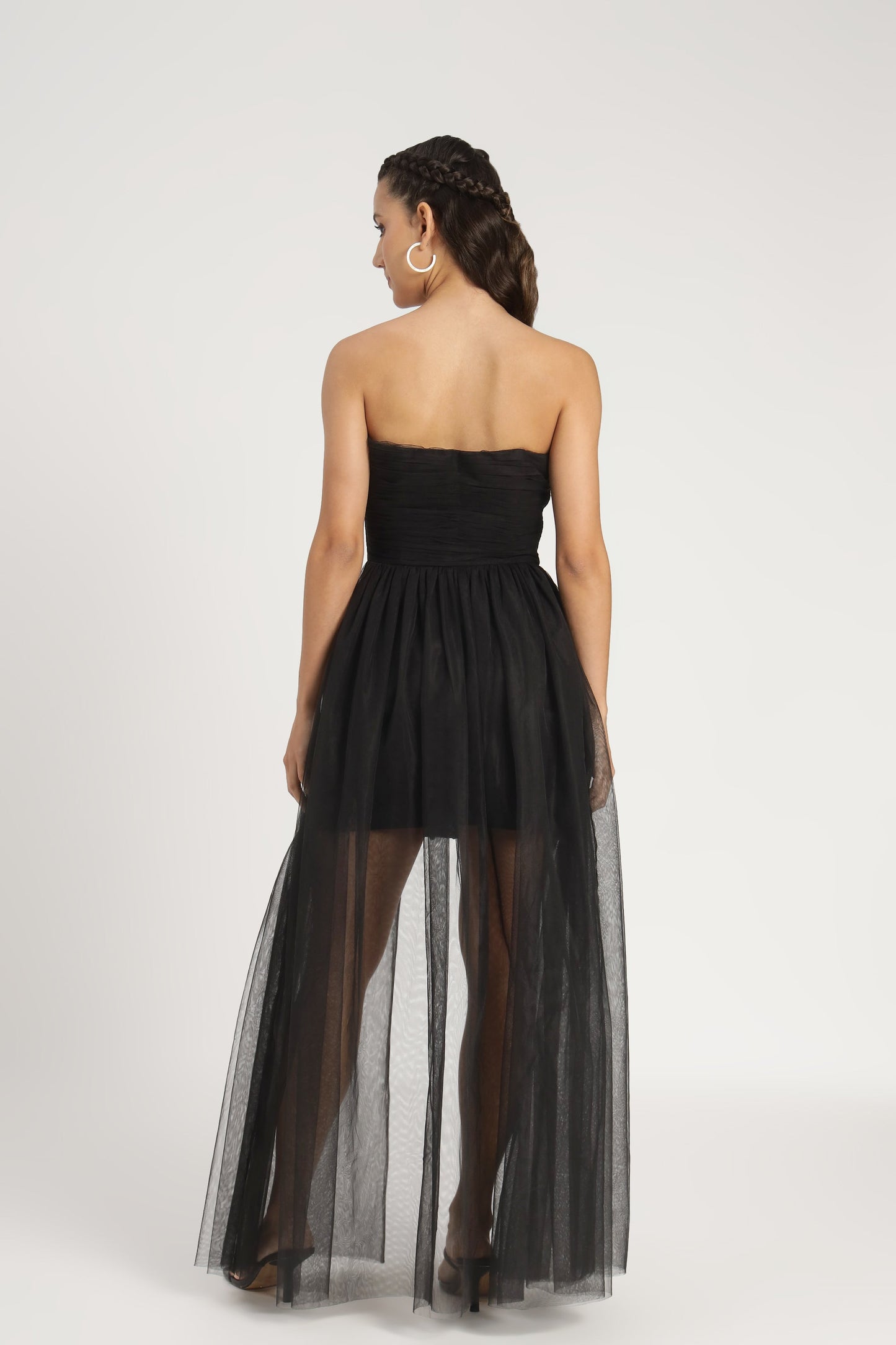 Naima Embellished Maxi Dress in Black