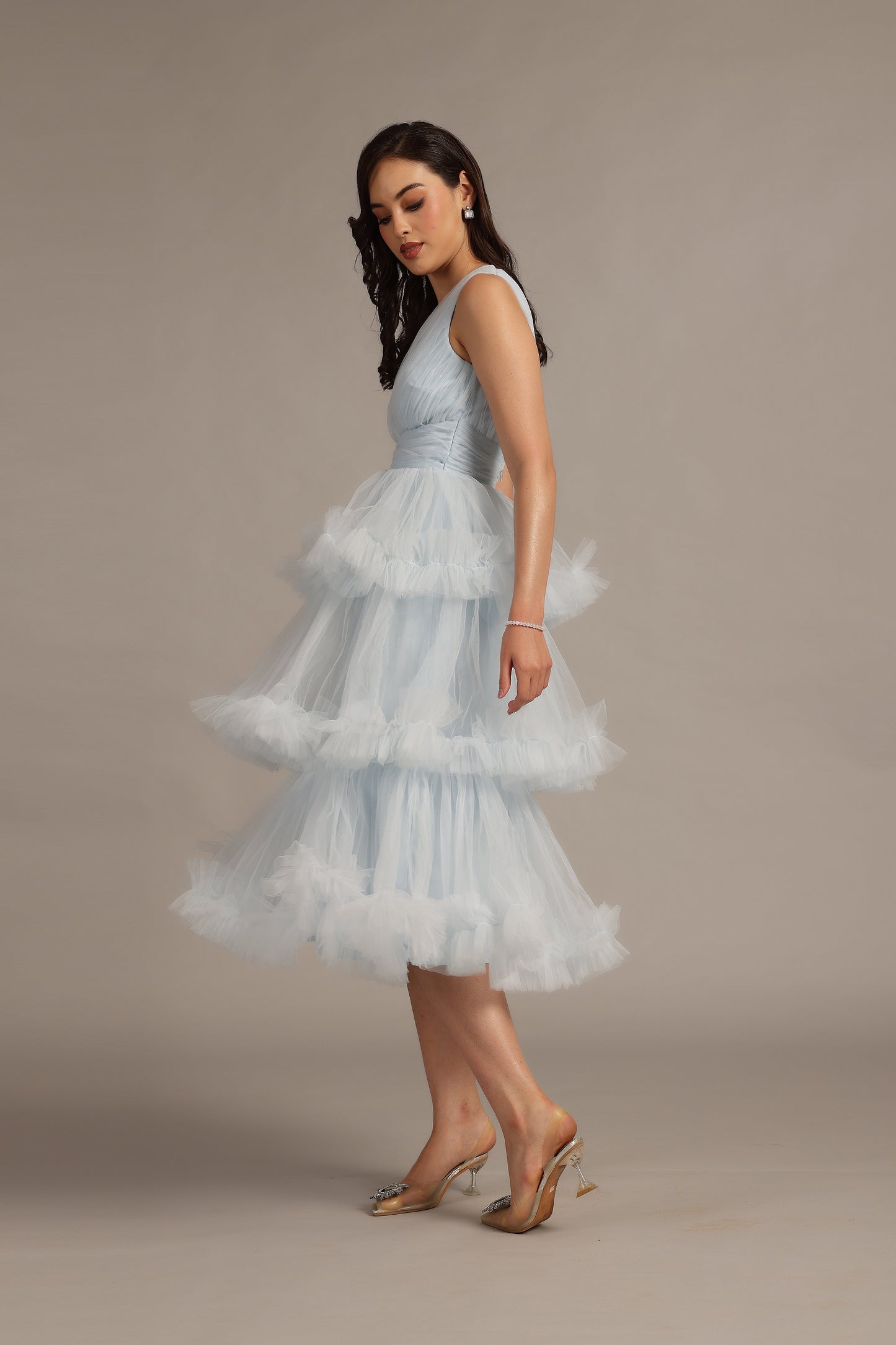 Neddin Midaxi in Powder Blue