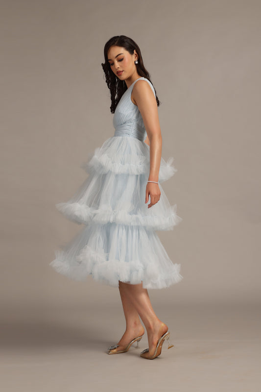 Neddin Midaxi in Powder Blue